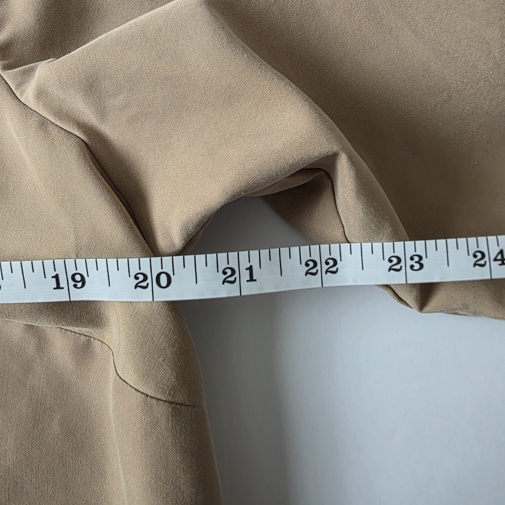 J. Jill Tunic Long Sleeve Sand-Washed Shirttail Tunic Brown Sugar Size MP - Picture 7 of 13